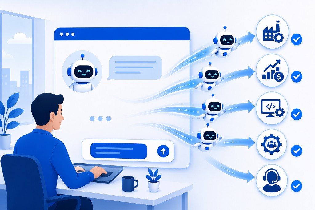 AI staff automating workflows across departments
